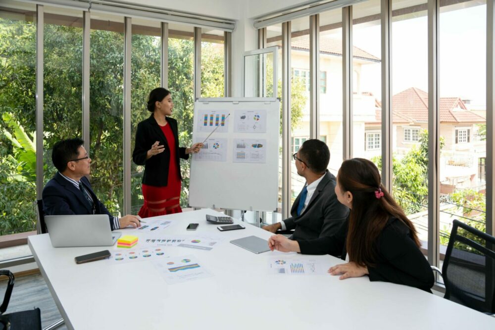 Illustration showcasing fixed asset management services, emphasizing efficiency and tracking